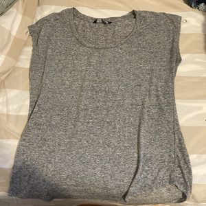 Sleeveless Grey Top